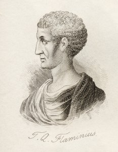 Titus Quinctius Flamininus, ze „Słownika historycznego Krabba”, opublikowany w 1825 r. autorstwa English School
