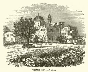 Grób Dawida (rycina) autorstwa English School