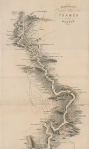 Tomblesons Panoramiczna Mapa Tamizy i Medway