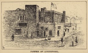 Wieża Liverpoolu (rycina) autorstwa English School