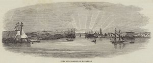 Miasto i port Havannah (rycina) autorstwa English School