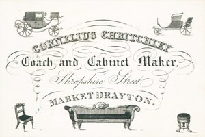 Karta handlowa, Cornelius Critchley autorstwa English School