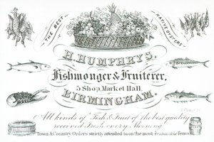 Karta handlowa, H Humphreys autorstwa English School