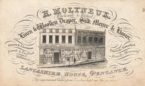 Karta handlowa, H Molyneux autorstwa English School