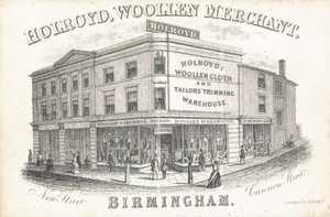 Handelskarte, Holroyd von English School