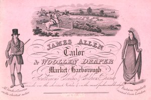 Karta handlowa, James Allen autorstwa English School