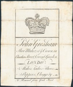 Karta handlowa, John Gresham autorstwa English School