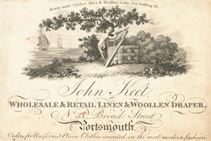 Karta handlowa, John Keet autorstwa English School