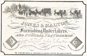 Karta handlowa, Jones & Halton autorstwa English School