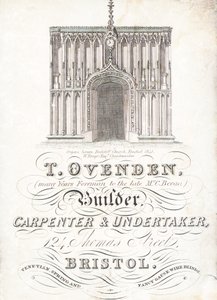 Karta handlowa, T Ovenden autorstwa English School