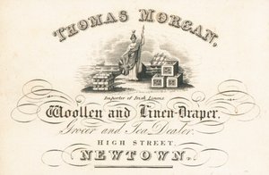 Karta handlowa, Thomas Morgan autorstwa English School