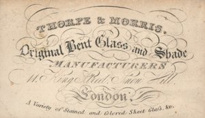 Karta handlowa, Thorpe i Morris autorstwa English School