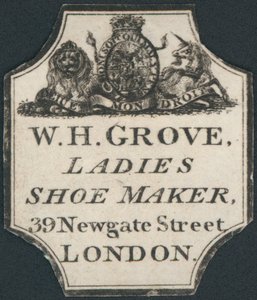 Karta handlowa, W H Grove autorstwa English School