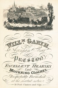 Karta handlowa, William Garth autorstwa English School
