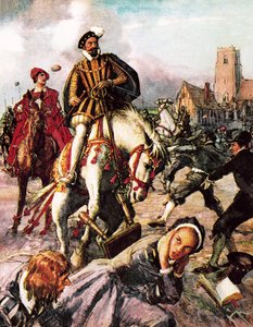 Tragedia na dzień św. Bartłomieja, 1572 autorstwa English School