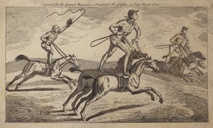 Trick riding (grawerowanie) autorstwa English School