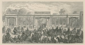 Łuk Triumfalny, Hyde Park Corner, Londyn autorstwa English School