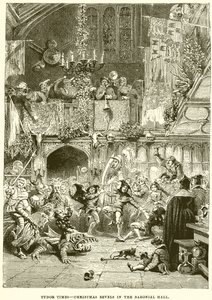 Tudor Times — bożonarodzeniowe biesiady w sali baronów autorstwa English School