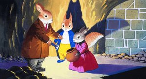 Tufty przy świetle pochodni autorstwa English School