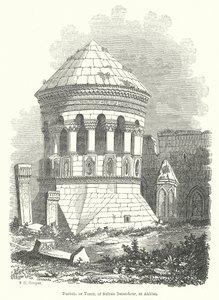 Turbeh, czyli grobowiec sułtana Baiandoura w Akhlat (rycina) autorstwa English School