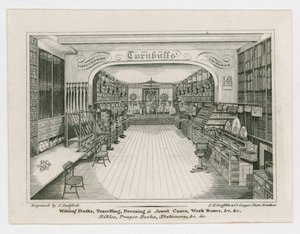 Turbule, karta handlowa autorstwa English School