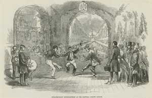 Dwunasta noc rozrywki w Hanwell Lunatic Asylum autorstwa English School