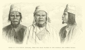 Rodzaje Futa-Jallon, Foulah, w pobliżu górnego biegu rzek Senegalu i Gambii autorstwa English School