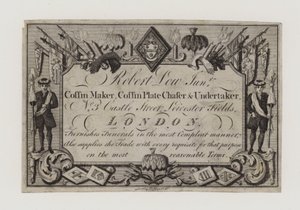 Undertakers, Robert Low Junior, karta handlowa autorstwa English School
