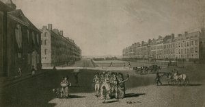 Niezidentyfikowany Plac Londyński autorstwa English School