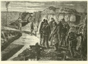 Na murach obronnych, październik 1870 autorstwa English School