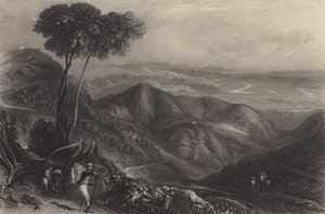 Dolina Doon, Himalaje (rycina) autorstwa English School
