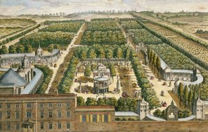 Ogrody Vauxhall, Lambeth, 1751 autorstwa English School