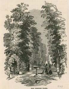 Vauxhall Gardens, Londyn: włoski spacer autorstwa English School