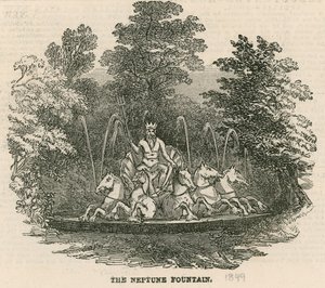 Vauxhall Gardens, Londyn: Fontanna Neptuna autorstwa English School