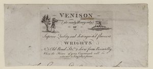 Sprzedawca Venisor, Wrights, karta handlowa autorstwa English School