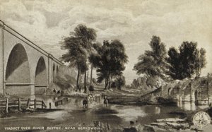 Wiadukt nad rzeką Blythe, w pobliżu Berkswell autorstwa English School