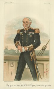 Wiceadmirał Honorowy Sir Edmund Robert Freemantle autorstwa English School