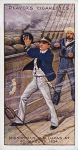 Victoria Cross: Midshipman (później kontradmirał) CD Lucas, RN, w Bomarsund autorstwa English School