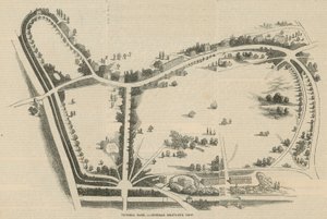 Victoria Park, ogólny widok z lotu ptaka autorstwa English School