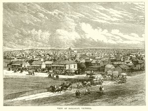Widok na Ballarat, Wiktoria autorstwa English School