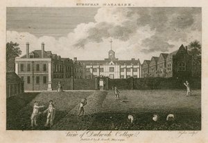 Widok na Dulwich College w Londynie autorstwa English School