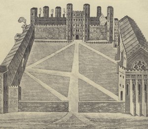 Widok Eton, ok. 1622 (grawiura) autorstwa English School