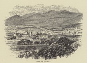 Widok Keswick (grafika) autorstwa English School