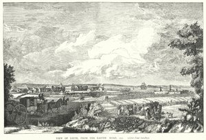 Widok Leith z Drogi Wielkanocnej, 1751 autorstwa English School