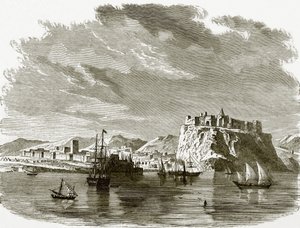 Widok na Sallee i Rabat autorstwa English School