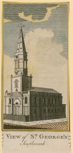 Widok na St Georges, Southwark autorstwa English School