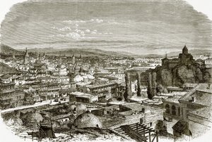 Widok Tiflis autorstwa English School