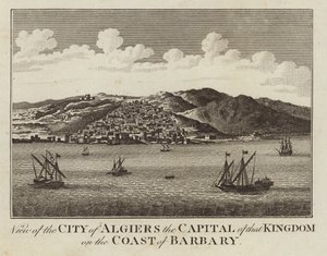 Widok na miasto Algier, stolicę tego królestwa na wybrzeżu Barbary autorstwa English School