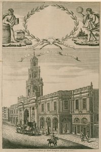 Widok na Royal Exchange, Londyn autorstwa English School