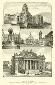 Widoki w Brukseli autorstwa English School